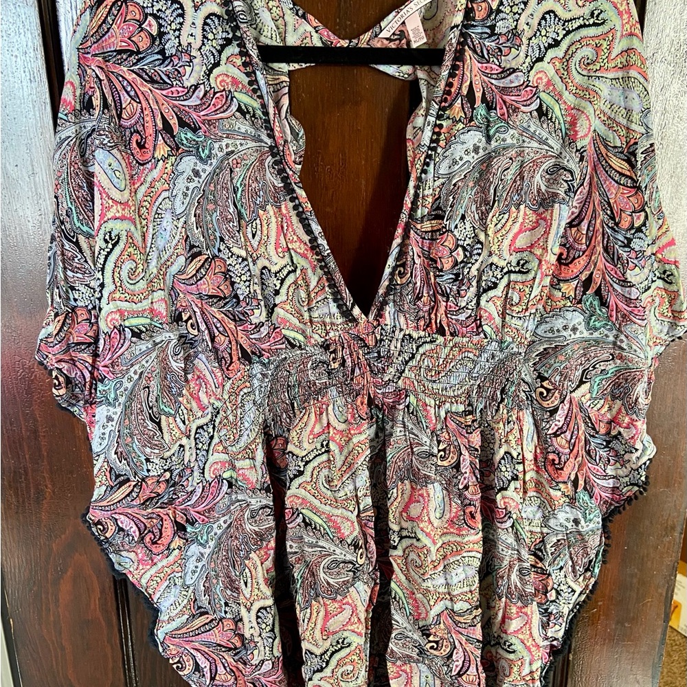 Victoria's Secret Multicolor Paisley Blouse